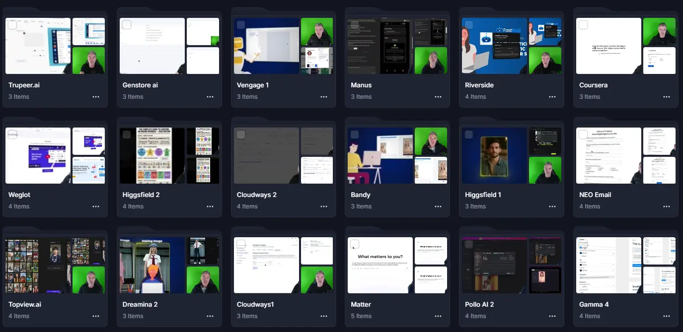 Frame.io projects — Jason West